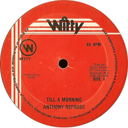 Anthony Red Rose / Lyrical Till A Morning / Worries Ina New York USED VINYL 12INCH 45 RPM