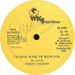Boris Gardiner I Wanna Wake Up With You USED VINYL 12INCH 45 RPM