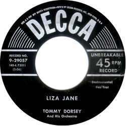 Tommy Dorsey And His Orchestra Liza Jane / The Blue Room USED VINYL 7INCH 45 RPM SINGLE