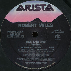 Robert Miles One And One (Remixes) USED VINYL 12INCH PROMO