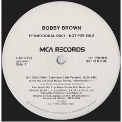 Bobby Brown On Our Own USED VINYL 12INCH PROMO