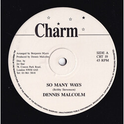 Dennis Malcolm So Many Ways USED VINYL 12INCH 45 RPM