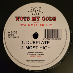 Wots My Code Wots My Code E.P. USED VINYL 12INCH 45 RPM EP REISSUE REMASTERED