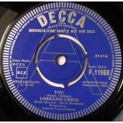 Lorraine Child You USED VINYL 7INCH 45 RPM PROMO
