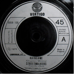 Streetwalkers Raingame Vinyl 7" USED