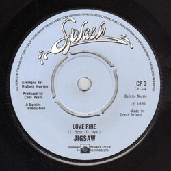 Jigsaw (3) Love Fire USED VINYL 7INCH 45 RPM SINGLE