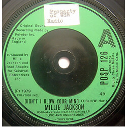 Millie Jackson Didn't I Blow Your Mind Vinyl 7" USED