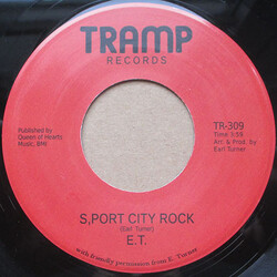 Earl Turner S,Port City Rock / Sunshine USED VINYL 7INCH 45 RPM REISSUE