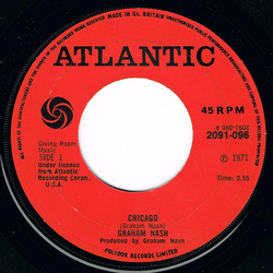 Graham Nash Simple Man  / Chicago Vinyl 7" USED