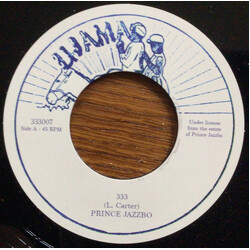 Prince Jazzbo 333 USED VINYL 7INCH 45 RPM REISSUE