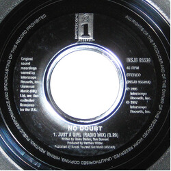 No Doubt Just A Girl USED VINYL 7INCH 45 RPM SINGLE JUKEBOX STEREO