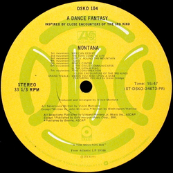 Montana A Dance Fantasy / Warp Factor II Vinyl 12" USED