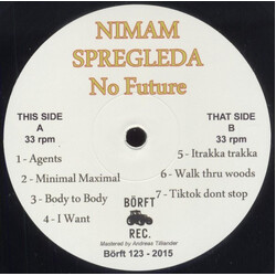 Nimam Spregleda No Future Vinyl LP USED