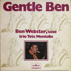 Ben Webster / Tete Montoliu Trio Gentle Ben Vinyl LP USED