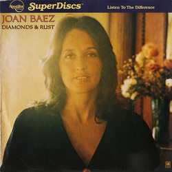 Joan Baez Diamonds & Rust Vinyl LP USED