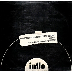 Clifford Brown and Max Roach Live At Basin Street, April 1956 Vinyl LP USED