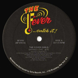 The Cover Girls Spring Love USED VINYL 12INCH 33 S RPM