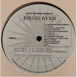 Birdie Byrd What The F_ _k USED VINYL 12INCH