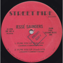 Jesse Saunders Funk You Up USED VINYL 12INCH 45 RPM