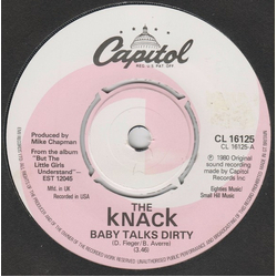 The Knack (3) Baby Talks Dirty Vinyl 7" USED