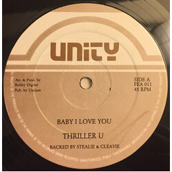 Thriller U Baby I Love You / Thinks Its Love Vinyl 12" USED