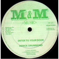 Derrick Drummond Enter To Your Door Vinyl 12" USED