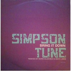 Simpson Tune Bring It Down USED VINYL 12INCH 45 RPM MAXI-SINGLE