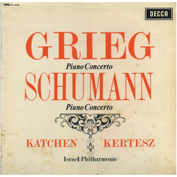 Edvard Grieg / Robert Schumann / Julius Katchen / István Kertész / Israel Philharmonic Orchestra Piano Concerto / Piano Concerto Vinyl LP USED