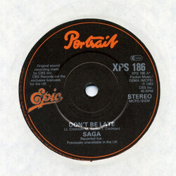 Saga (3) Don't Be Late (Live) / Careful Where You Step USED VINYL 7INCH 45 RPM SINGLE