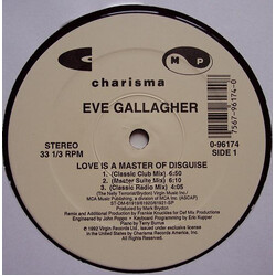 Eve Gallagher Love Is A Master Of Disguise USED VINYL 12INCH 33 S RPM