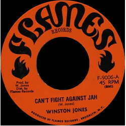 Winston Jones (2) Can't Fight Against Jah USED VINYL 7INCH 45 RPM