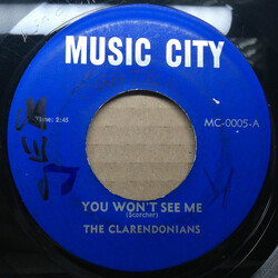 The Clarendonians You Won't See Me / Sho Be Do USED VINYL 7INCH 45 RPM