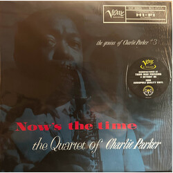 The Charlie Parker Quartet Now's The Time Vinyl LP USED
