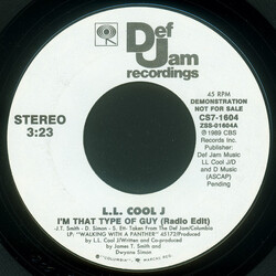 LL Cool J I'm That Type Of Guy USED VINYL 7INCH 45 RPM PROMO STEREO