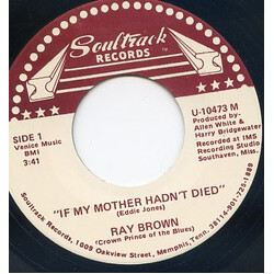Ray Brown (23) If My Mother Hadn't Died / I Used To Be Down USED VINYL 7INCH 45 RPM