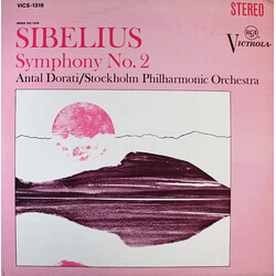 Jean Sibelius / Antal Dorati / Stockholms Filharmoniska Orkester Symphony No. 2 Vinyl LP USED