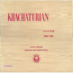 Aram Khatchaturian / Anatole Fistoulari / The London Symphony Orchestra Gayaneh Ballet Suite Vinyl LP USED
