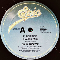 Drum Theatre Eldorado USED VINYL 12INCH SINGLE PROMO