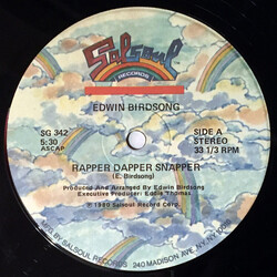 Edwin Birdsong Rapper Dapper Snapper USED VINYL 12INCH 33 S RPM SINGLE STEREO