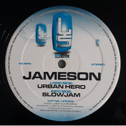 Jameson Urban Hero / Slow Jam USED VINYL 12INCH 45 RPM