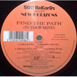New Horizons Find The Path (In Your Mind) USED VINYL 12INCH 33 S RPM STEREO