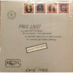 Free Free Live Vinyl LP USED