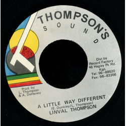 Linval Thompson A Little Way Different Vinyl 7" USED