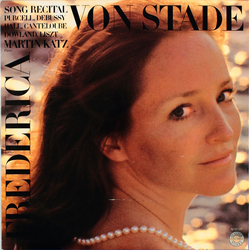 Frederica von Stade Song Recital Vinyl LP USED