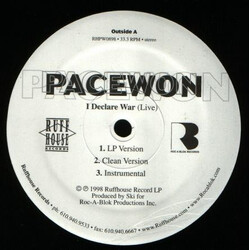 Pacewon I Declare War (Live) USED VINYL 12INCH 33 S RPM