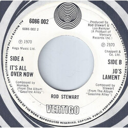 Rod Stewart It's All Over Now USED VINYL 7INCH 45 RPM SINGLE