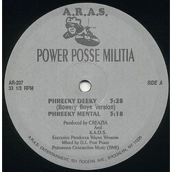 Power Posse Militia / Creazia Phreeky Deeky / The Creation USED VINYL 12INCH 33 S RPM