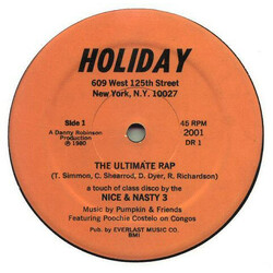 Nice & Nasty 3 The Ultimate Rap USED VINYL 12INCH 33 S RPM STEREO
