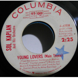 Sol Kaplan Young Lovers ( Main Theme ) USED VINYL 7INCH 45 RPM SINGLE PROMO