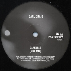 Carl Craig Darkness / Angel USED VINYL 12INCH 33 S RPM